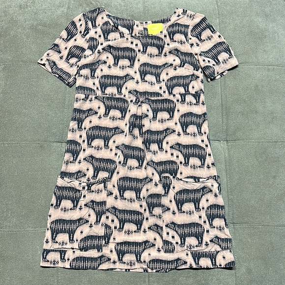 🐻🐻Anthropologie Maeve Zola Bear Dress 🐻🐻 - Picture 3 of 12